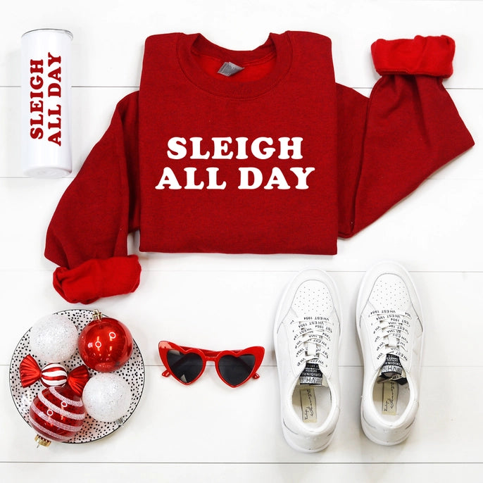 Sleigh All Day Sweatshirt Red