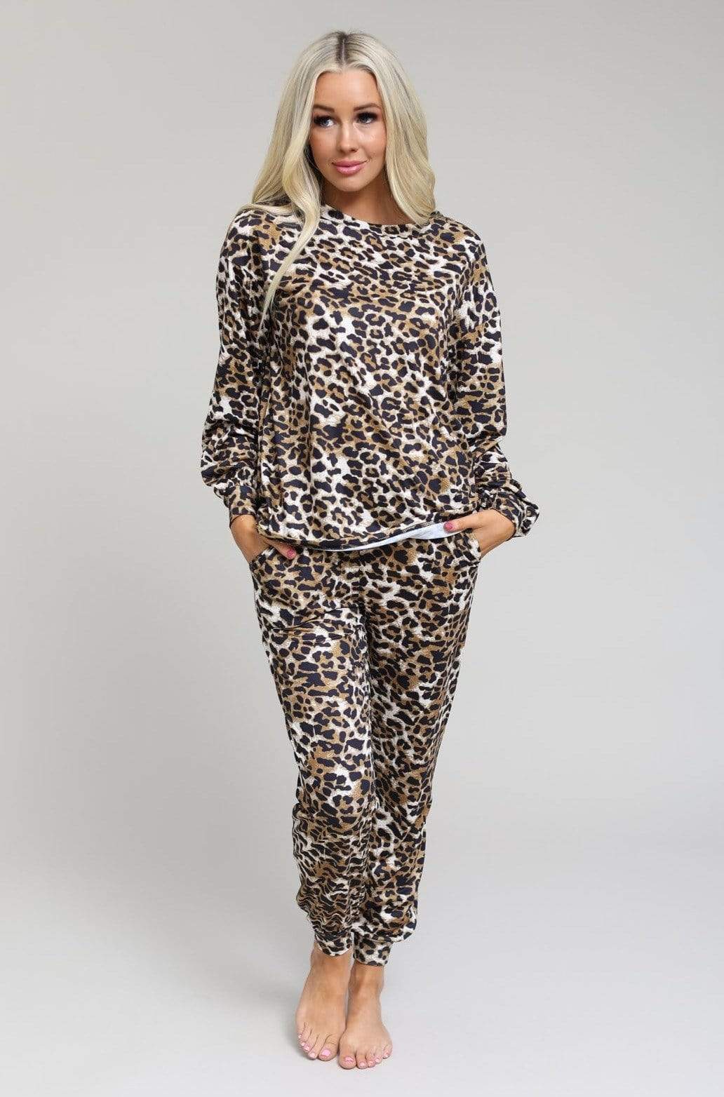 Leopard Lounge Pajama Set