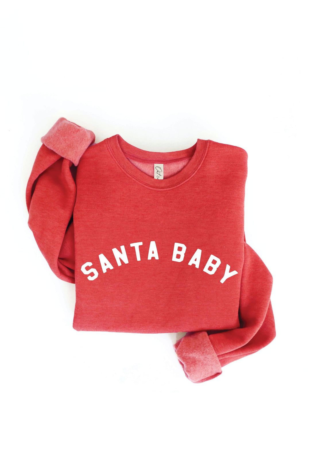 Santa Baby Crop Sweatshirt Santa Baby Crop Sweatshirt