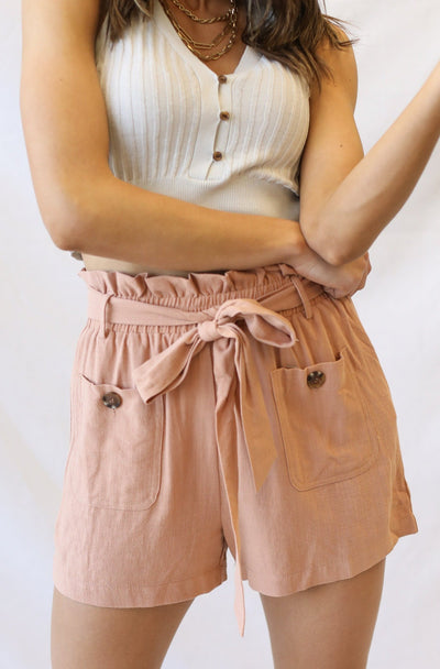 Voy Shorts Appricot / S / 28-A-02 Talk to the Sand Stretch Shorts